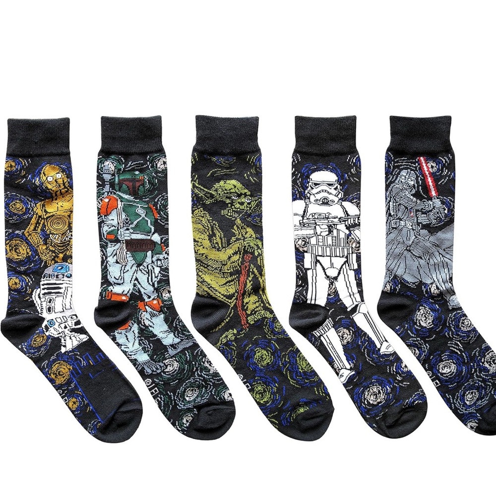 NWT Disney Star Wars themed socks, size 6-11